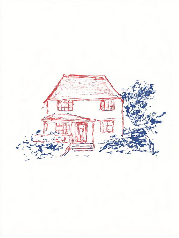 Minimalist House Sketch