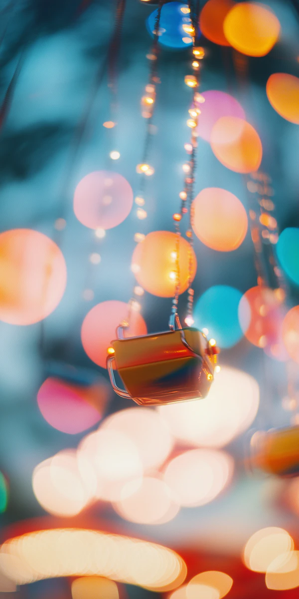 Dreamy Bokeh Lights Scene