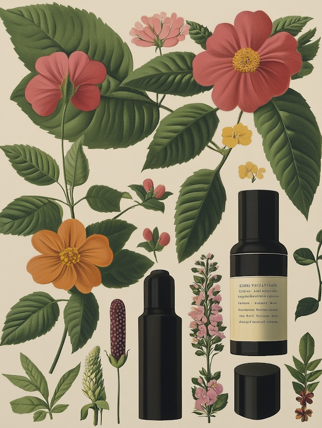 Botanical Illustration with Product Design