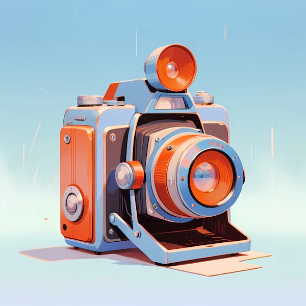 Retro Camera Artwork
