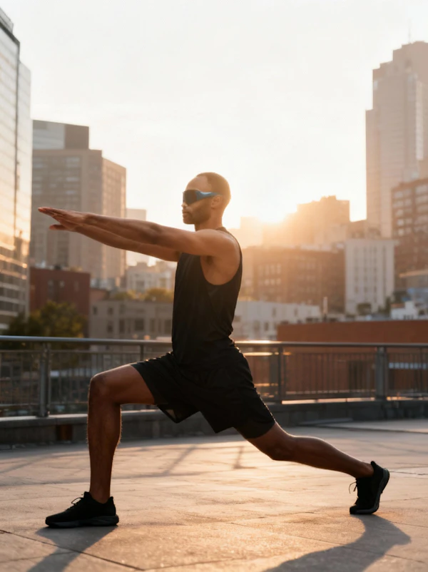 Urban Rooftop Stretch