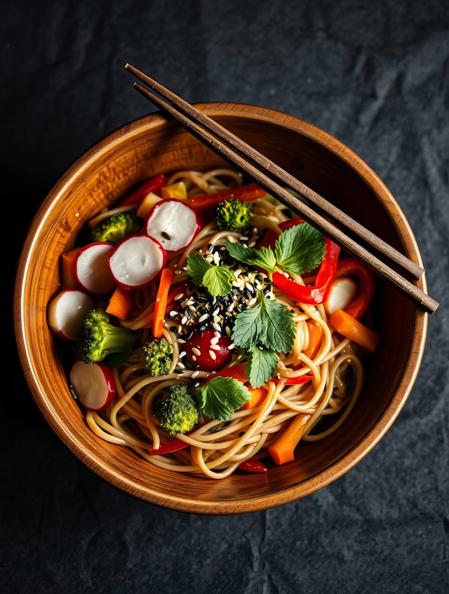 Vibrant Noodle Bowl