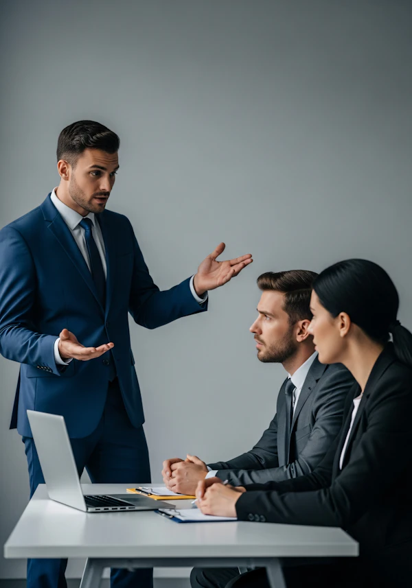 Professional Meeting Scene