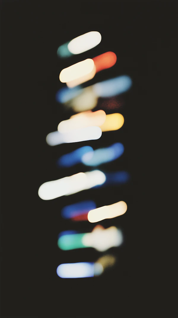 Colorful Light Streaks