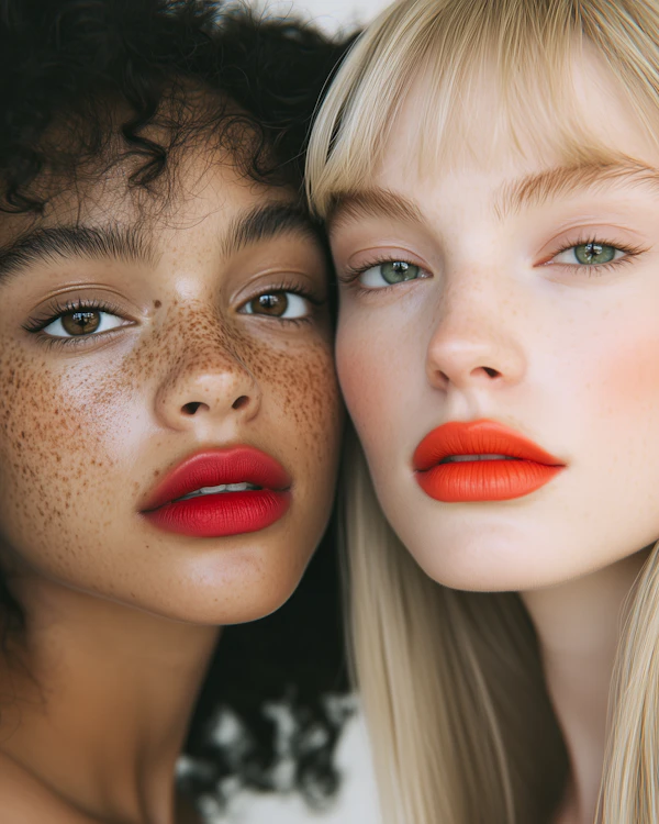 Contrasting Beauty Duo
