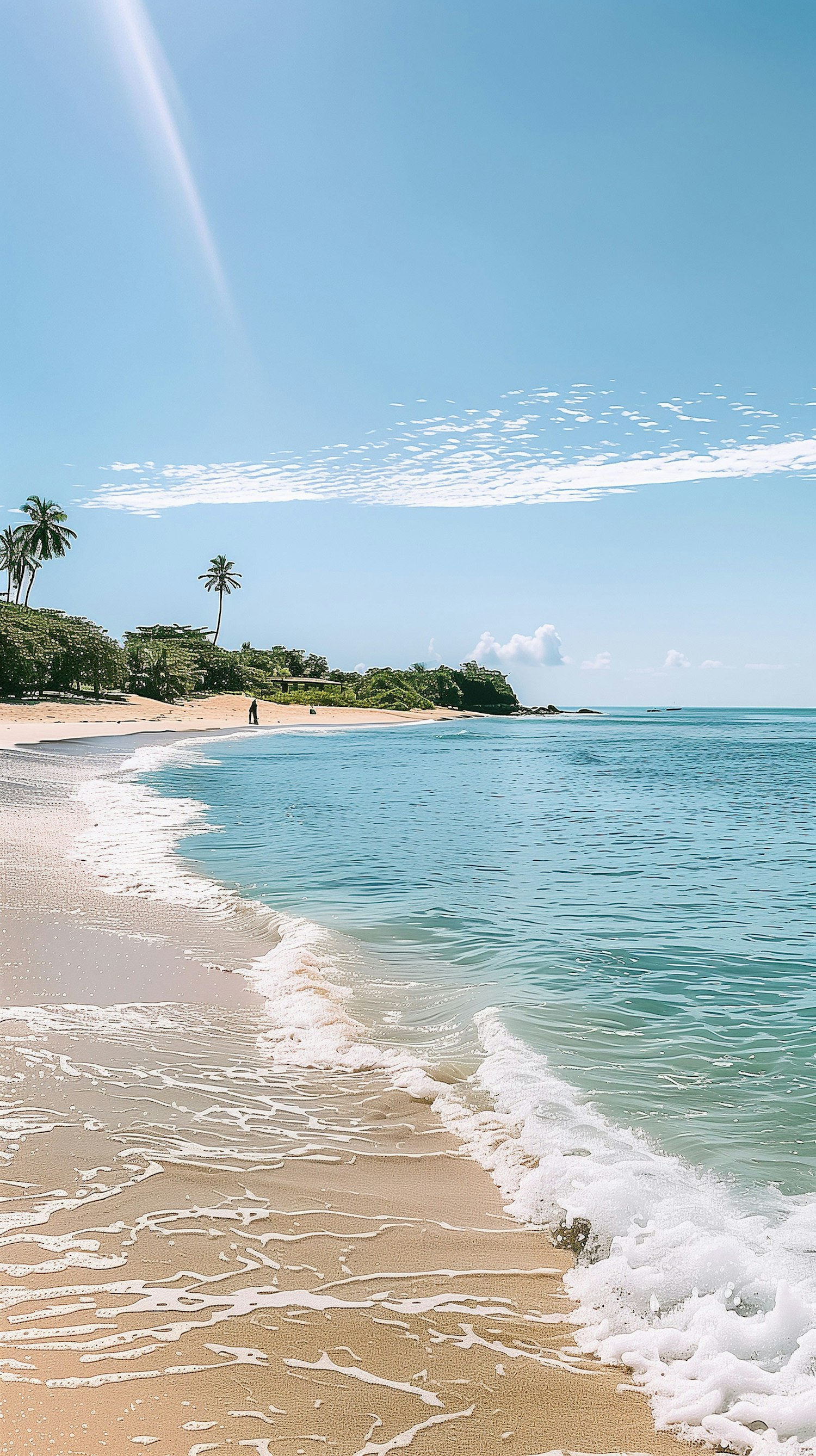 Serene Beach Solitude