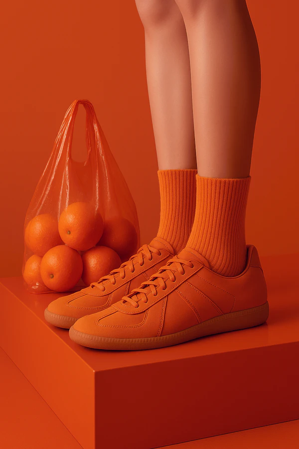 Orange Monochrome Scene
