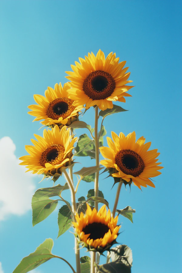 Sunflowers in Bloom
