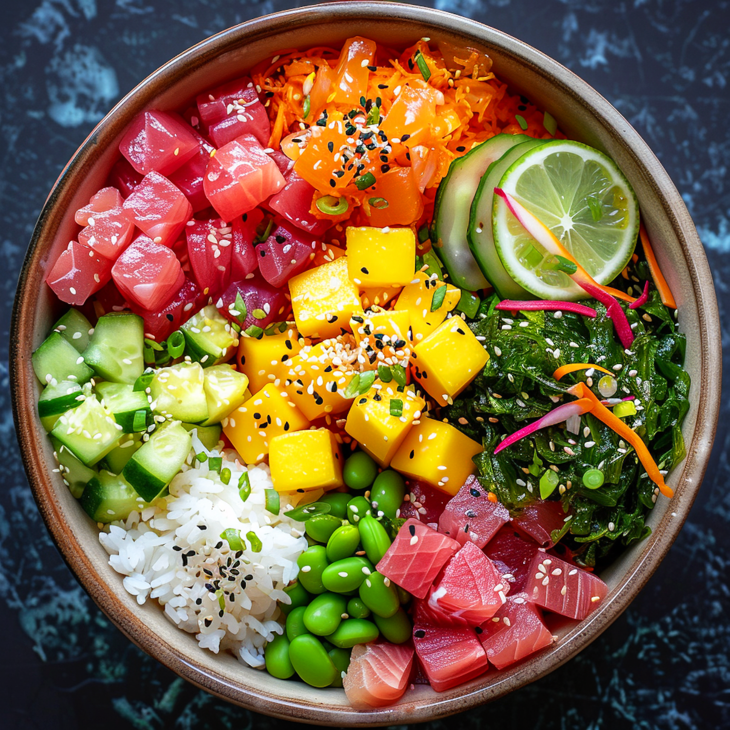 Colorful Poke Bowl