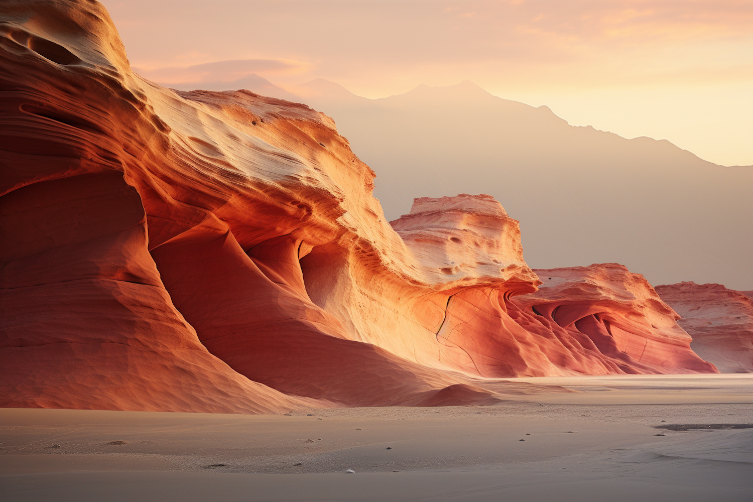 Sun-Kissed Sandstone Valleys