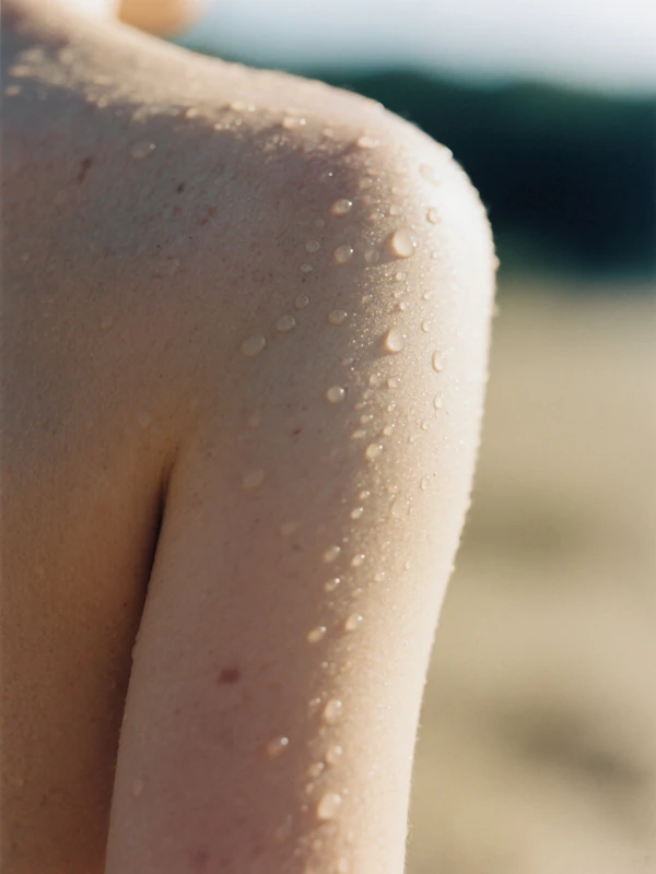 Sunlit Shoulder Close-Up