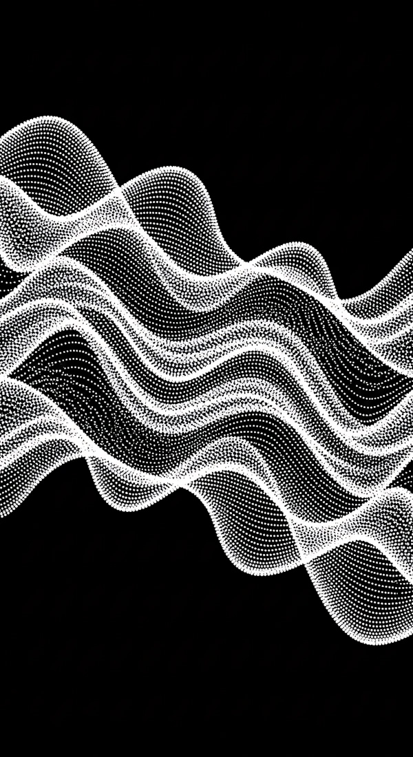Flowing Dot Waves