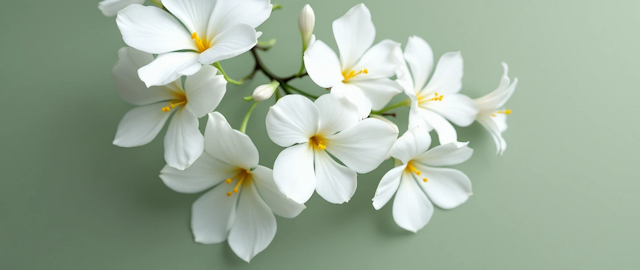 Delicate White Flowers