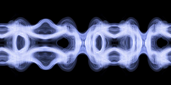 Glowing Abstract Artwork