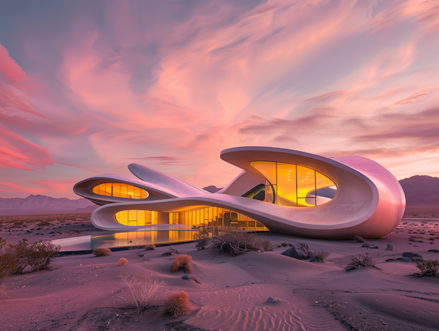 Futuristic Desert Architecture