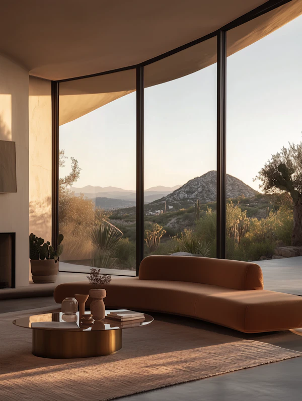 Modern Desert Living Room