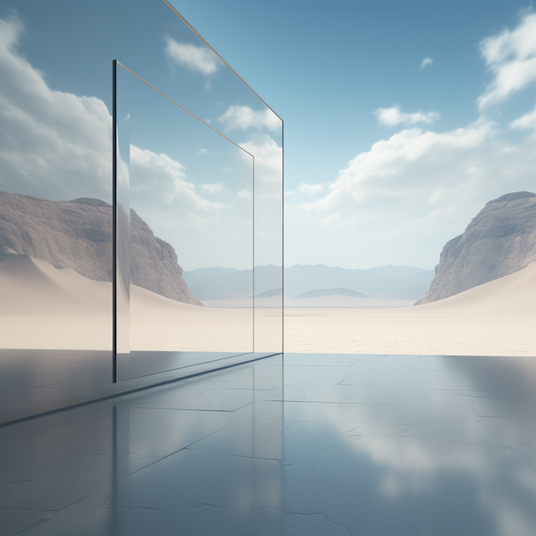 Glass Threshold: Desert Mirage