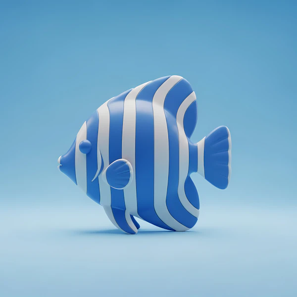 Stylized 3D Fish
