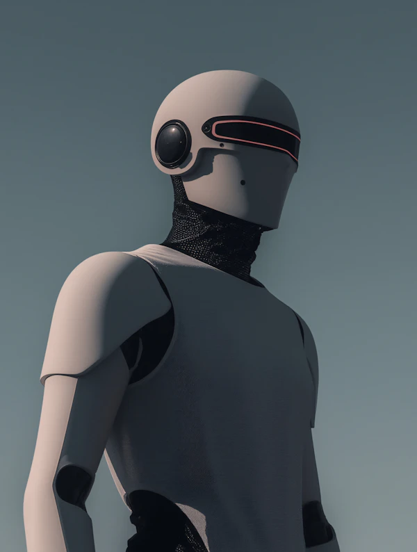 Futuristic Humanoid Robot
