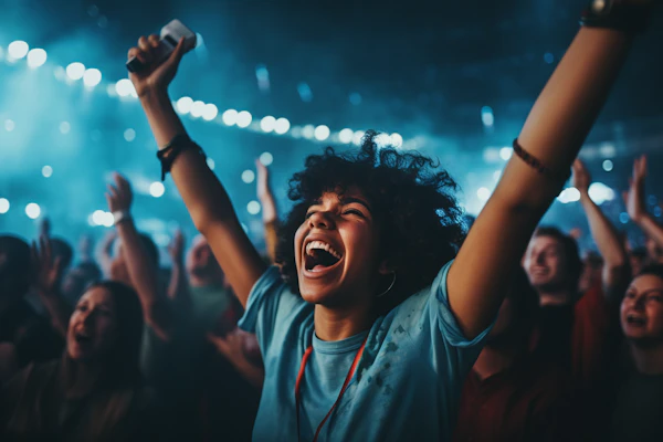 Euphoria at a Live Concert