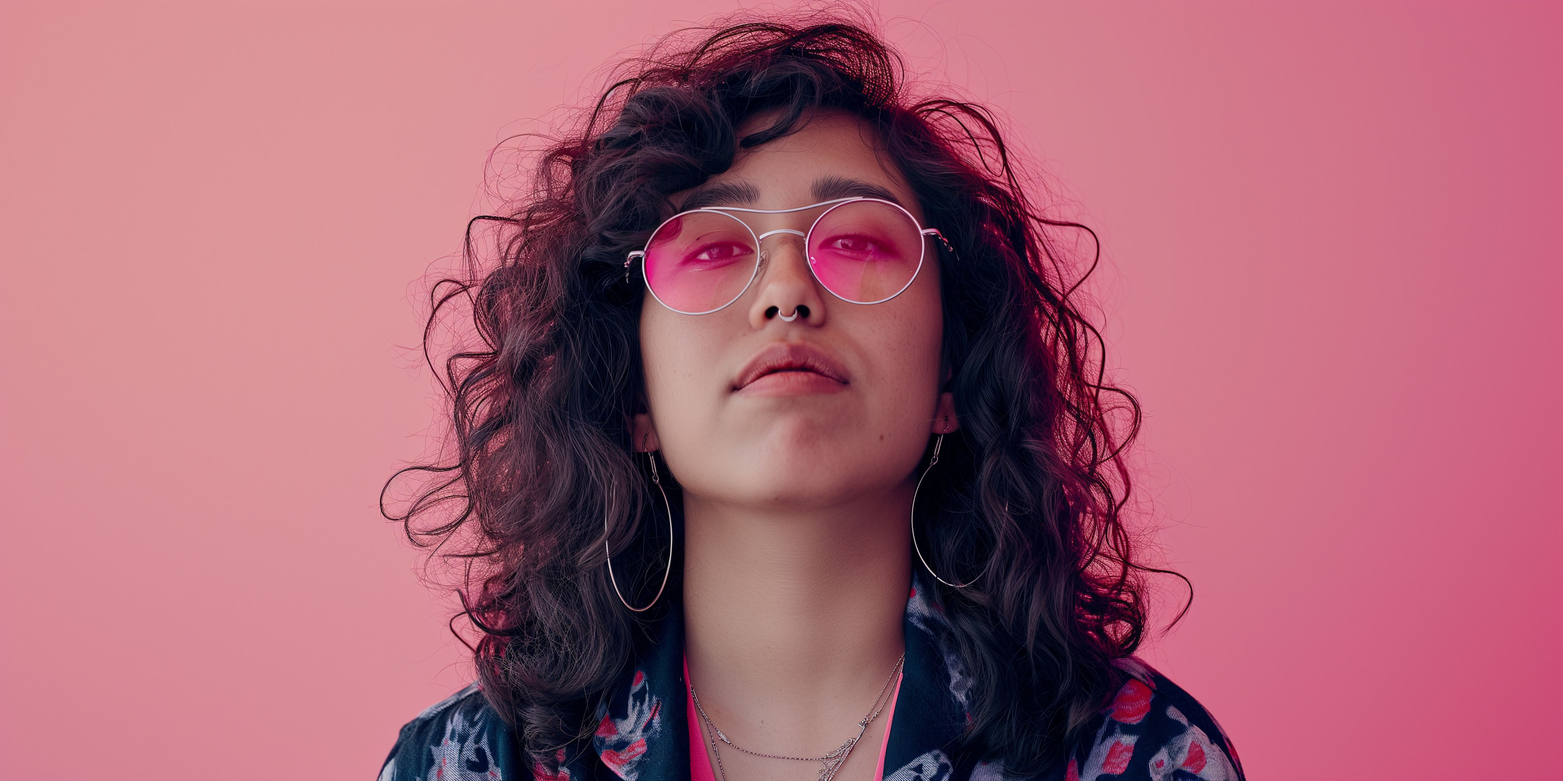 Dreamy Portrait of Stylish Young Woman Photo on Lummi