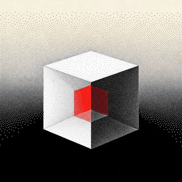 Geometric Cube Art