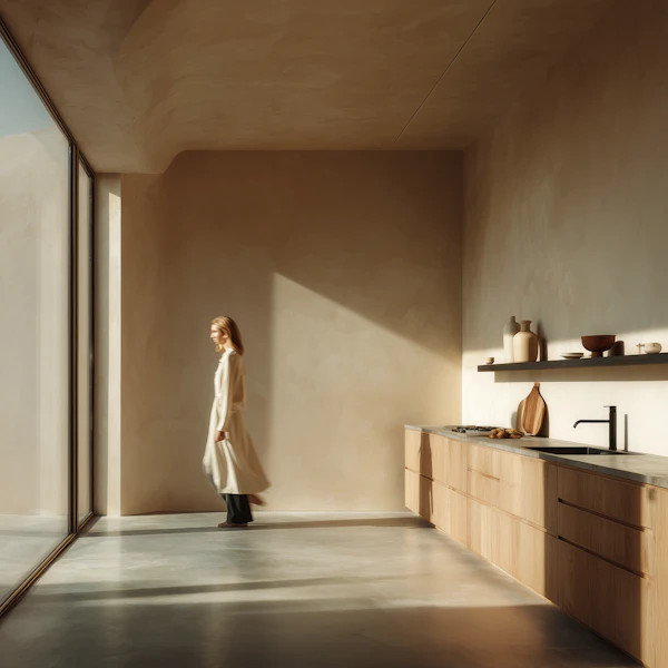 Minimalist Kitchen Scene