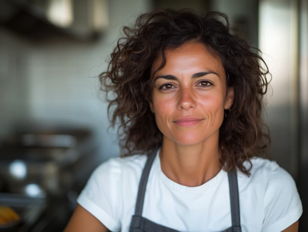 Professional Woman in Kitchen