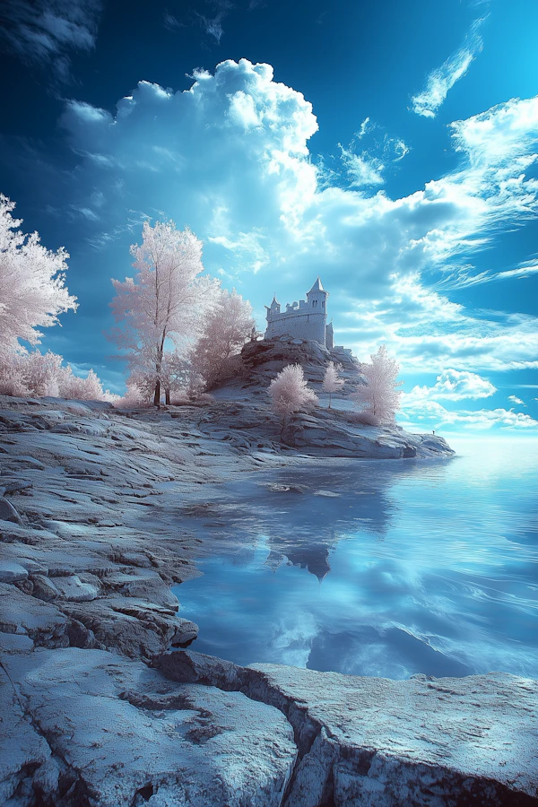 Serene Castle Landscape