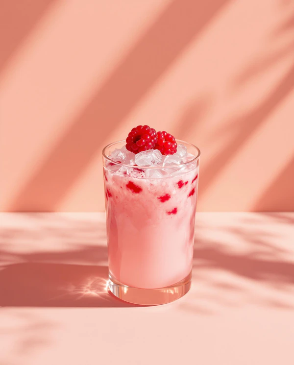 Pink Beverage Still Life