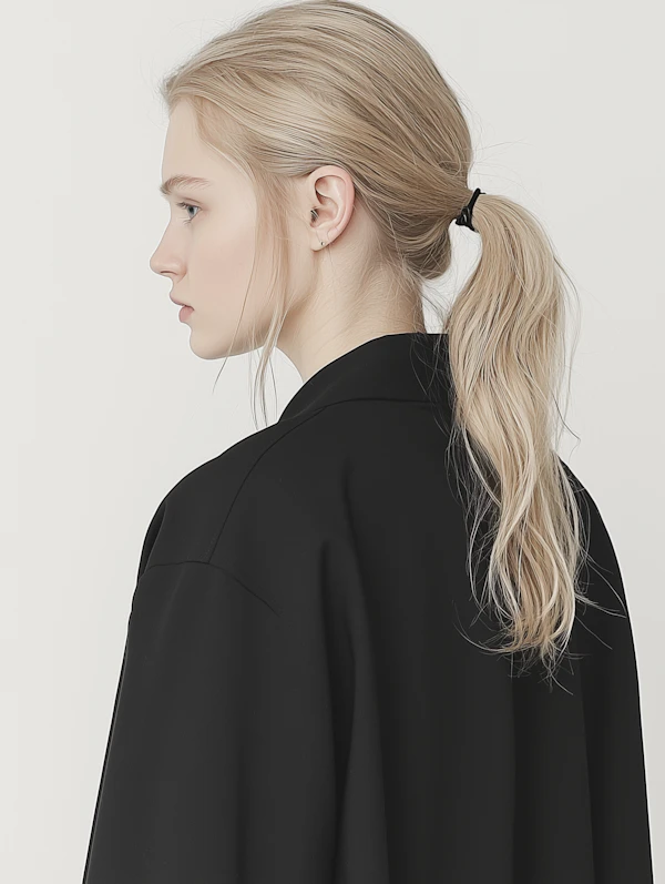 Profile Portrait of a Person with Blonde Hair