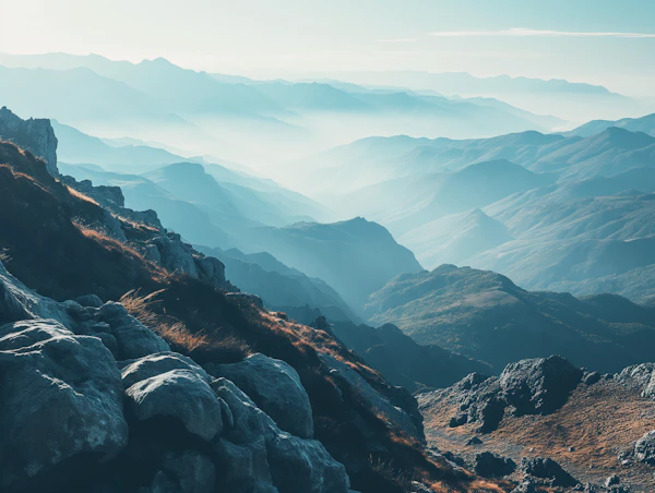 Ethereal Mountain Tranquility