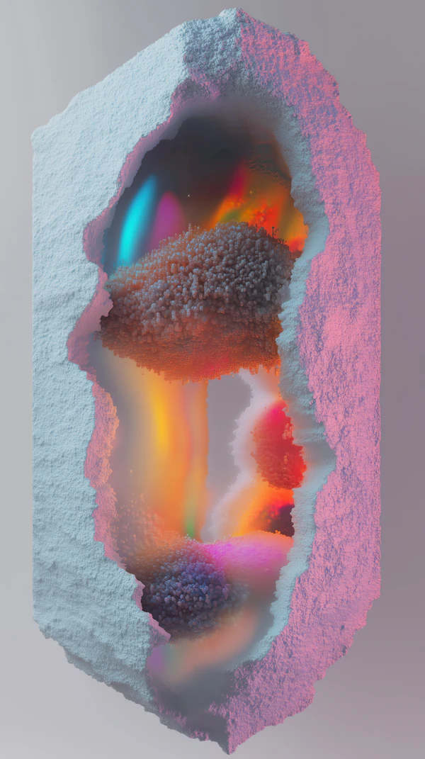 Surreal 3D Geode