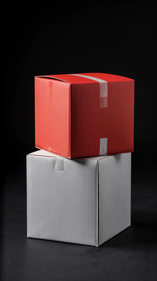 Stacked Cardboard Boxes