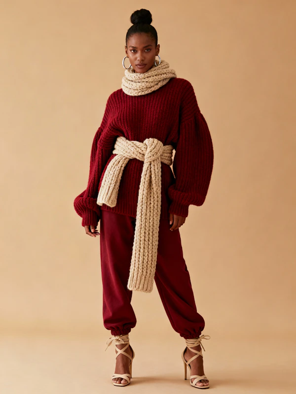 Chic Red Ensemble