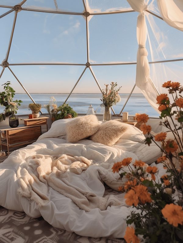 Sunset Serenity Geodesic Dome Retreat