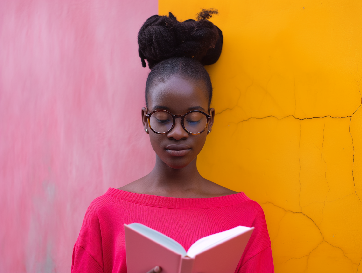 Serene Woman Reading