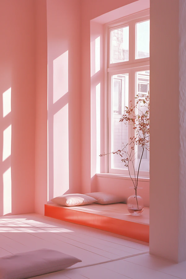 Minimalist Pink Interior