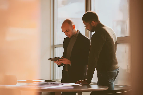 Office Collaboration Scene