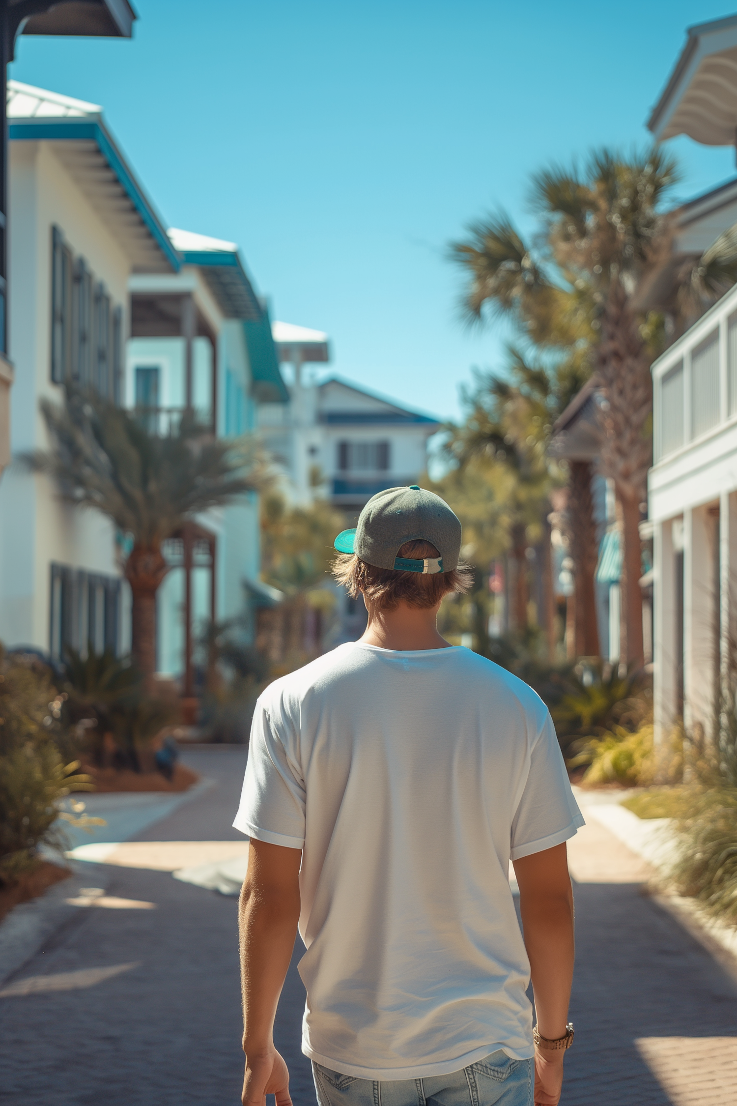 Serene Urban Walk