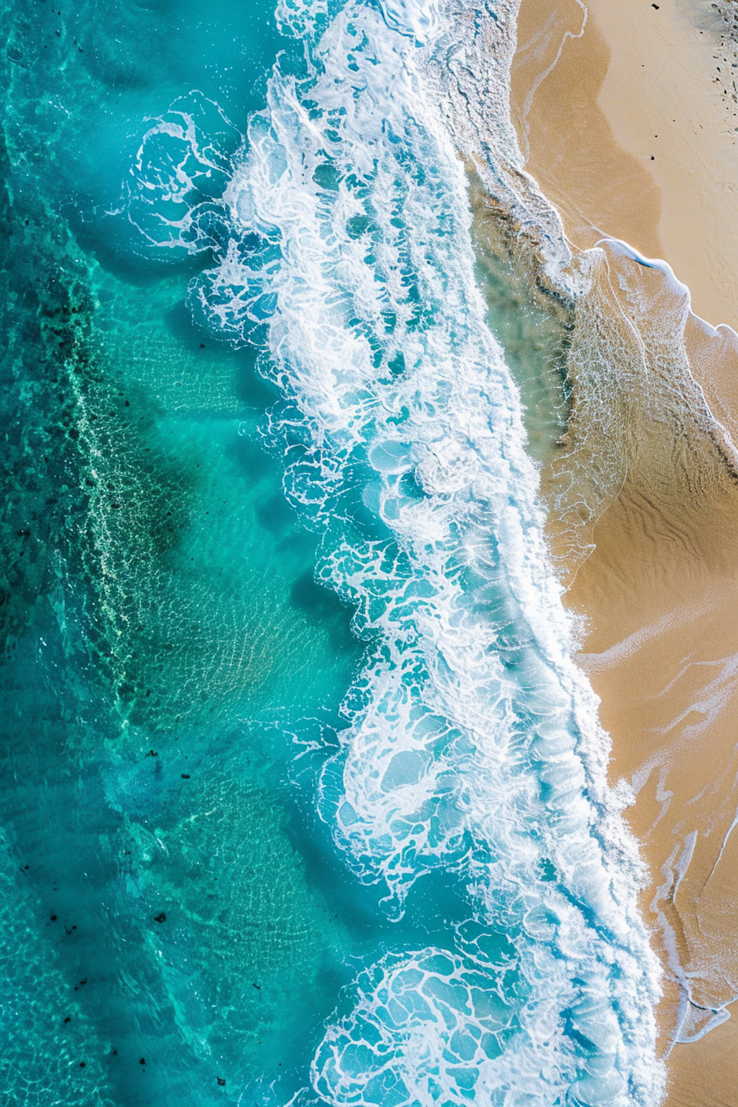 Aerial Beach Scene