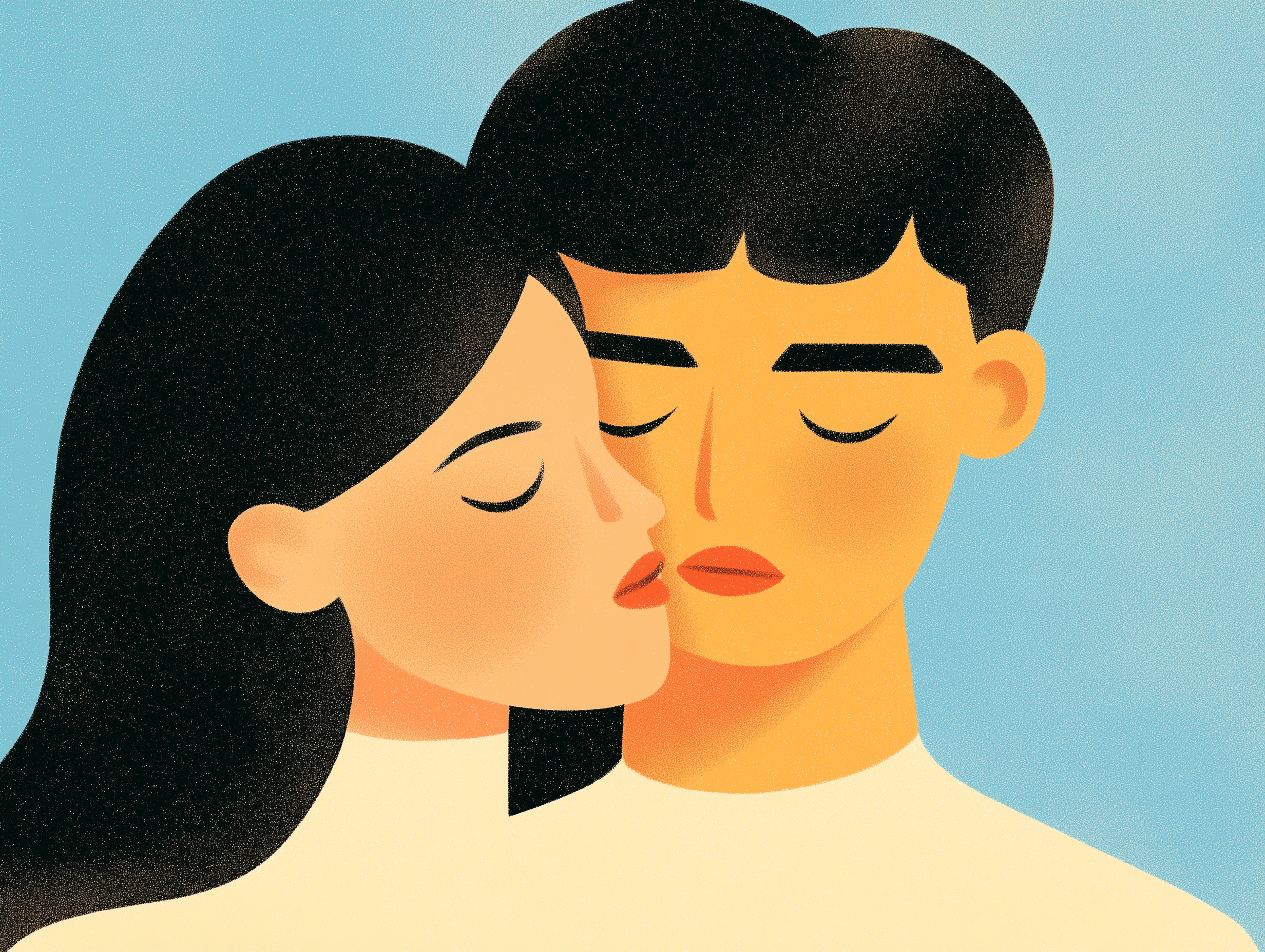 Intimate Moment Illustration on Lummi