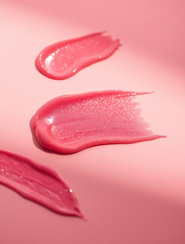 Glossy Pink Smears