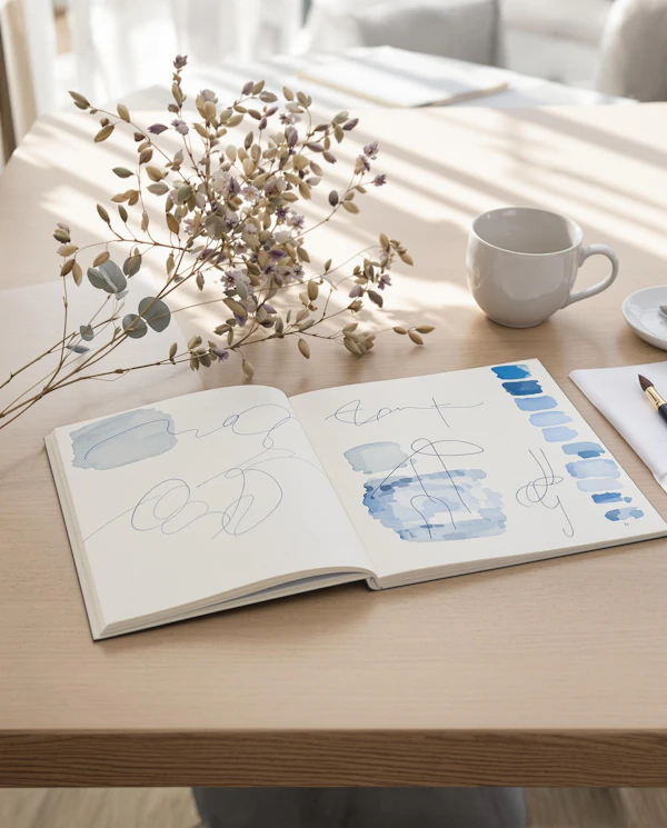 Artistic Workspace Scene