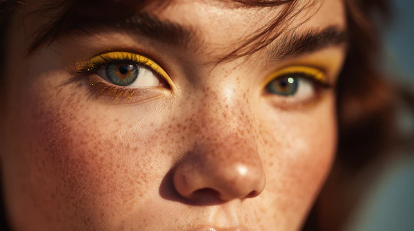 Freckled Artistic Portrait