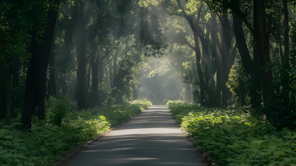 Serene Forest Pathway