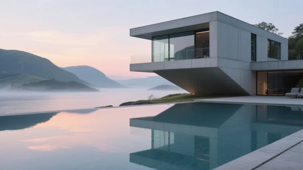 Modern Lakeside Retreat