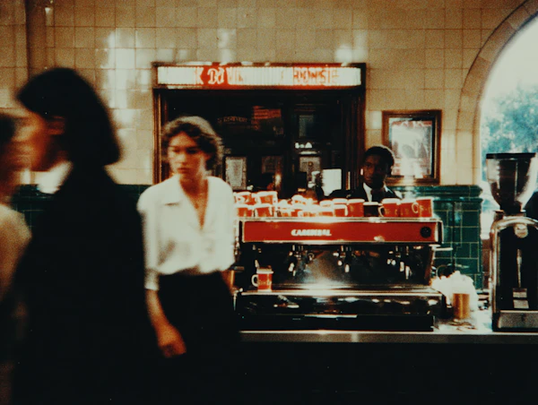 Cozy Coffee Shop Scene
