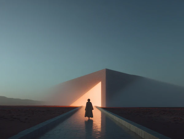 Twilight Pathway Scene