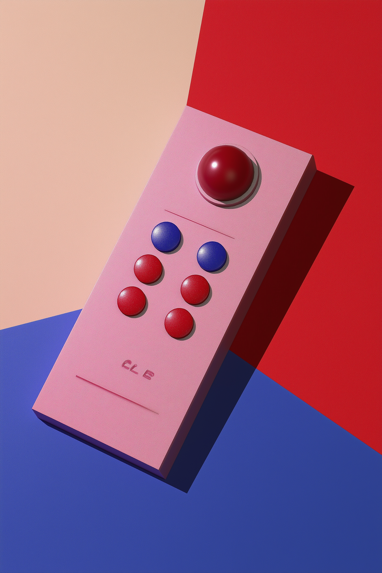 Minimalist Arcade Controller Composition